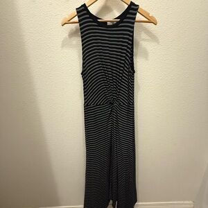 GAP Black and White Striped Dress